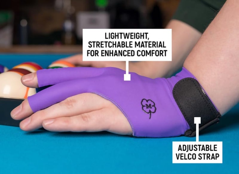 McDermott Billiard Pool Cue Glove - for Right Hand (Left-Handed Player) - Image 5